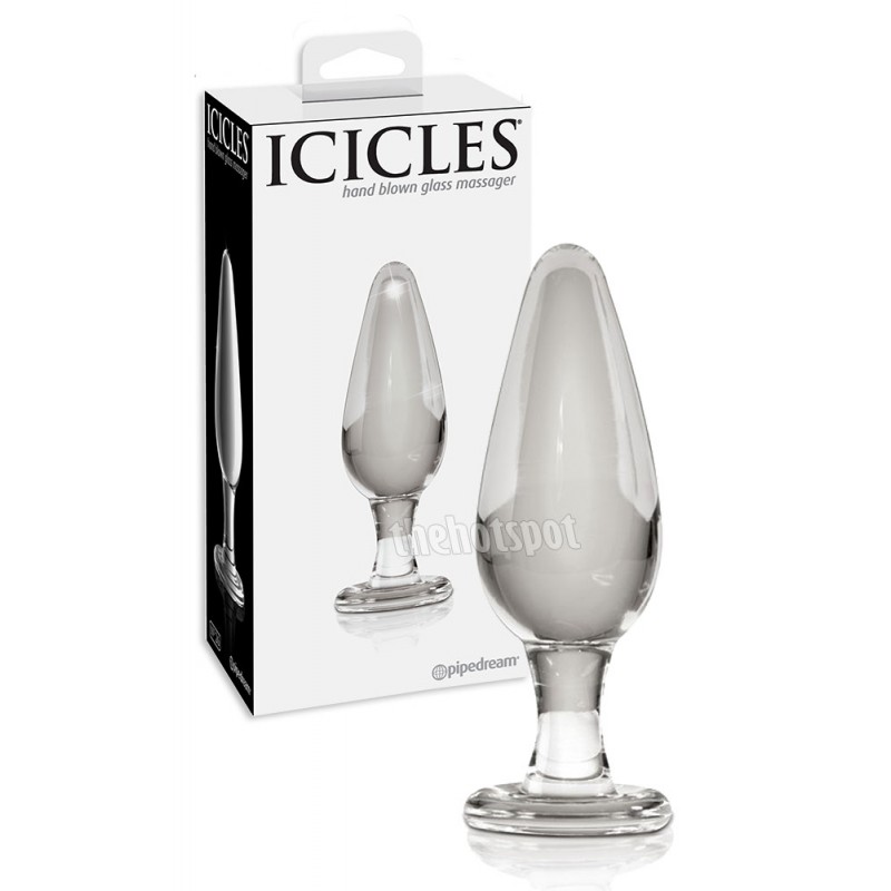 Pipedream Icicles 26 Glass Butt Plug