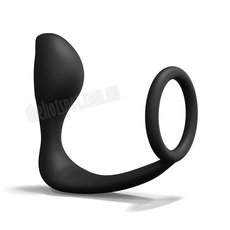 Cock-Gasm Ring Prostate Massager Butt Plug