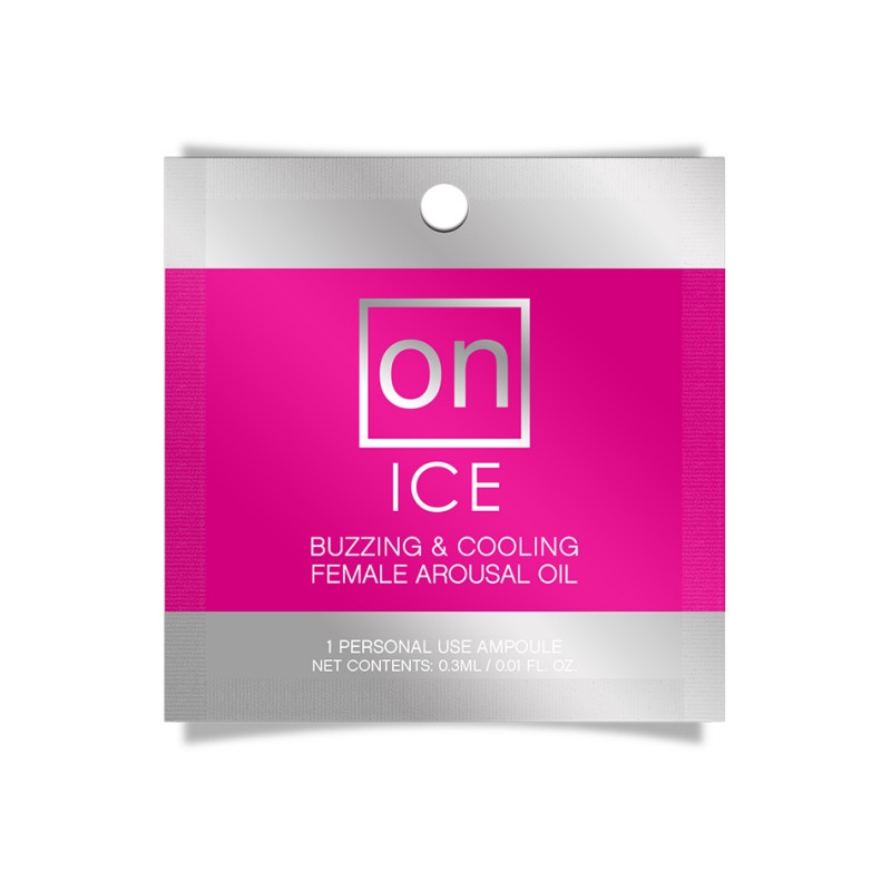 Sensuva On Ice Buzzing & Cooling Female Arousal Oil - 0.01 Oz. Ampoule