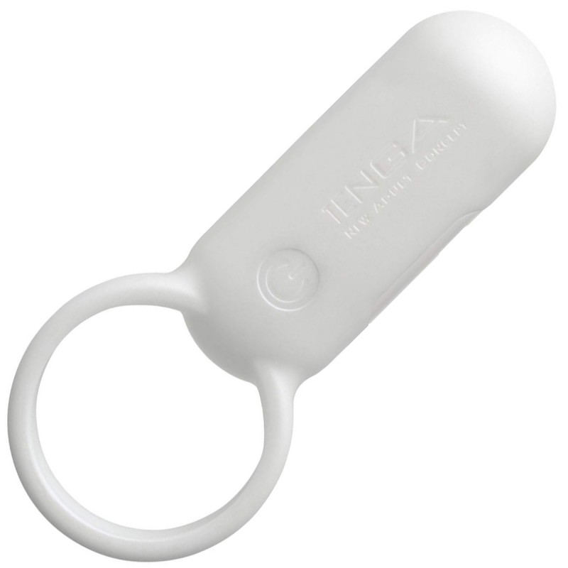 Tenga Smart Vibe Ring Silicone  Vibrating Cock Ring - White