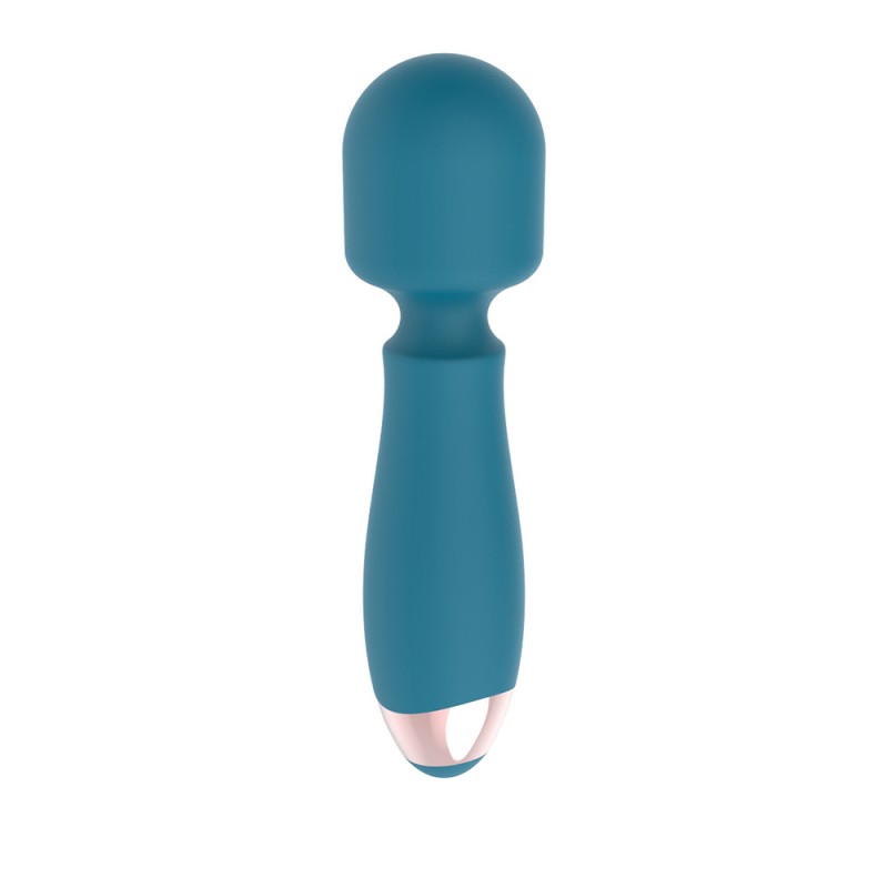Velvetine Willow  Silicone Pleasure Wand - Teal