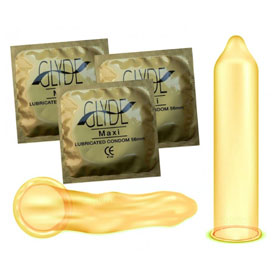 Glyde Maxi Gold Large Condoms